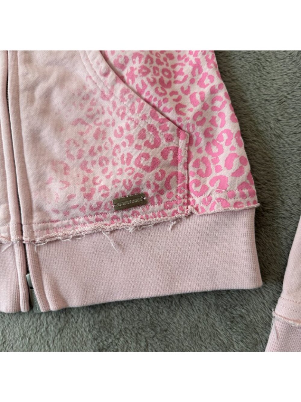 NWT Hidden Cult Pink Full Zip Sweatshirt Women's SMALL - Picture 2 of 6